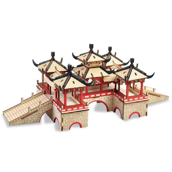 Wooden puzzles of ancient buildings - Image 4