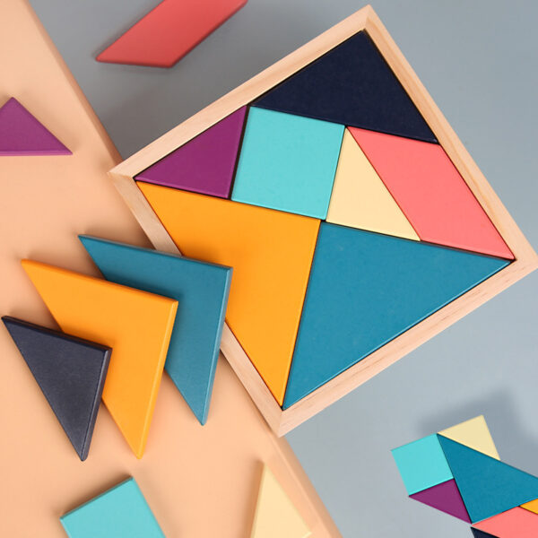 Teachers Specify Tangram Geometric Puzzles To Play Teaching Aids - Image 4