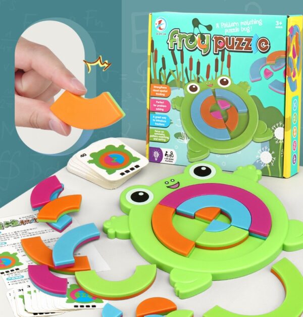 Frog Blocks Casual Brain Board Game For Kids - Image 5