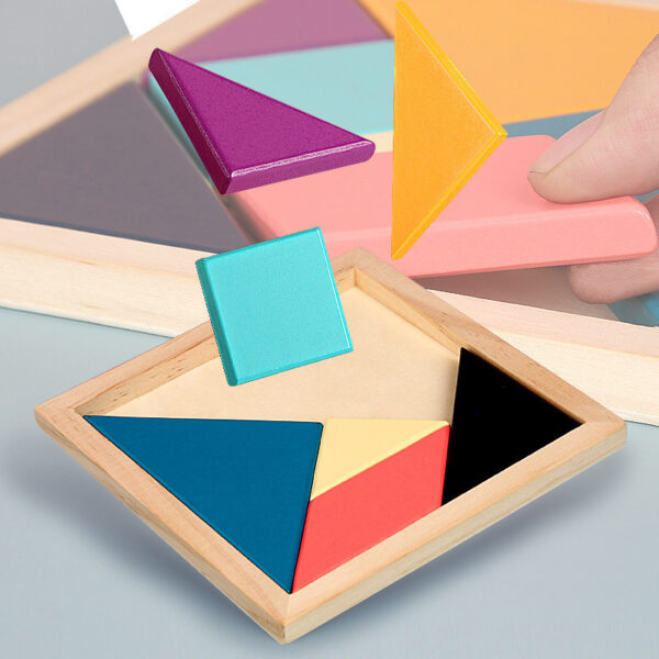 Teachers Specify Tangram Geometric Puzzles To Play Teaching Aids - Image 3