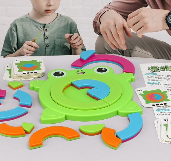 Frog Blocks Casual Brain Board Game For Kids - Image 2